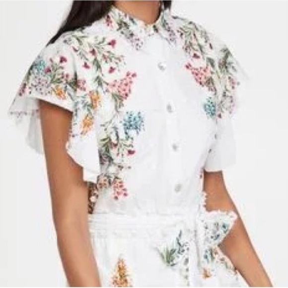 FARM Rio Louise Floral Embroidered Jumpsuit XL - Picture 5 of 14